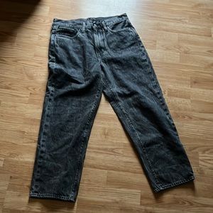 Grey Levi’s premium jeans